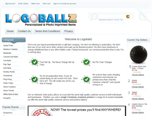 Tablet Screenshot of logoballz.com